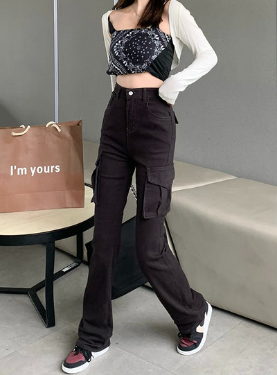 Retro Micro-trumpet Denim Jeans