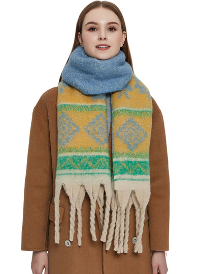 Jacquard Coarse Beard Scarf
