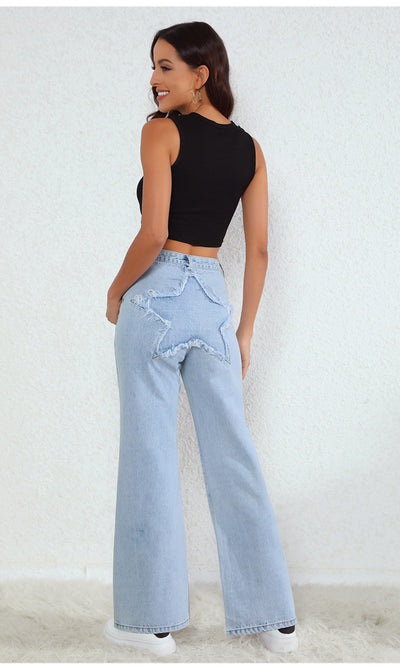 Women Slim Light Color Jeans