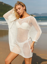 Sexy Crochet Mesh Bikini Cover Up