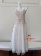 Open-back Sling Slim Mesh Dress