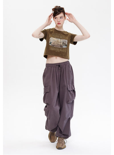 Summer Letters Short-sleeved T-shirt