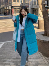 Large Size Loose Medium and Long Cotton-padded Coat