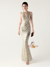 Memraid Sequins Beading Prom Dress