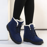 Women Warm Flat-heeled Snow Boots