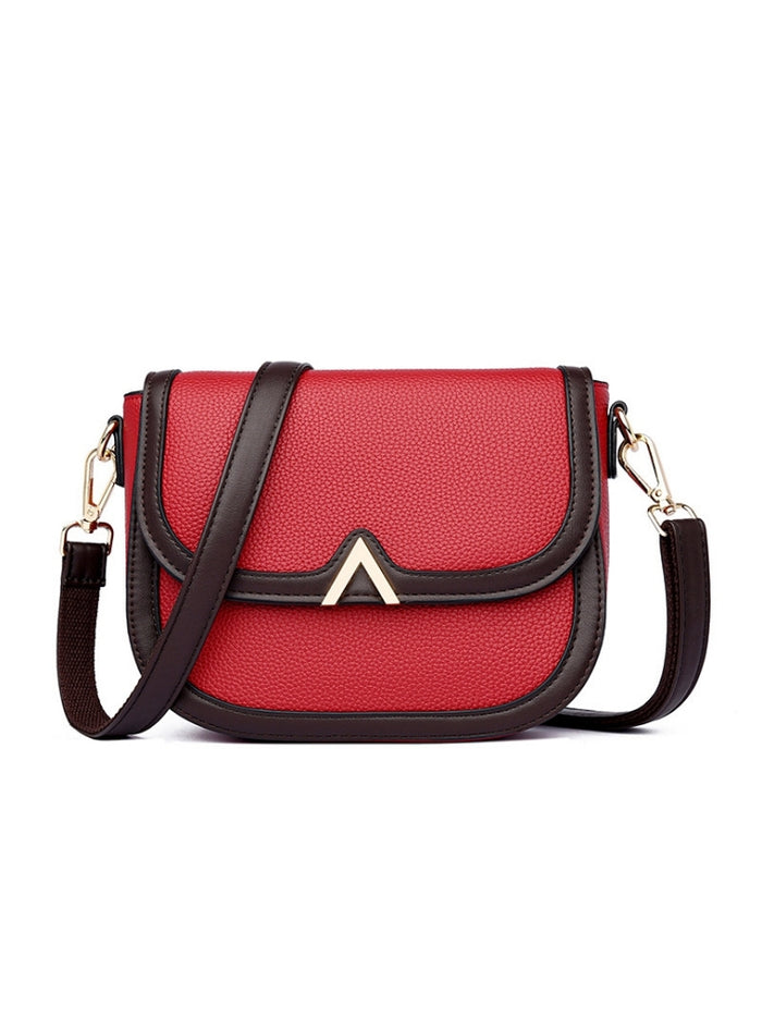 Crossbody Contrast Color Shoulder Bag