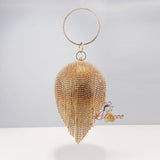 Tassel Small Round Handbag Dinner Bag