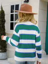 Round Neck Pullover Long Sleeve Sweater