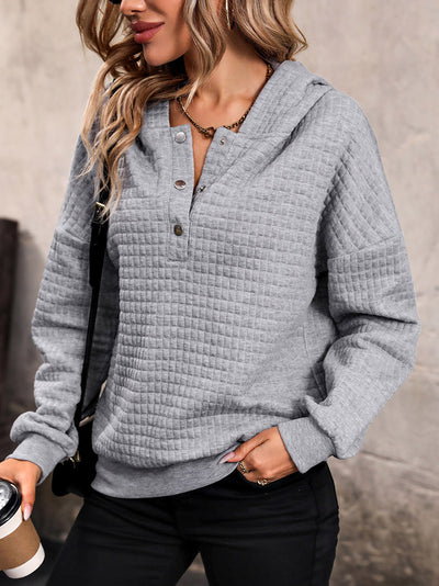 Long Sleeve Casual Hoded Pullover
