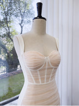 White Sleeveless Slim Dress