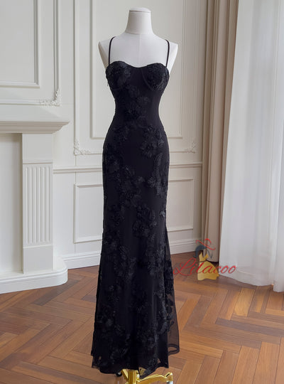 Slim Lace Strap Party Dress