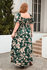 Large Bohemian Print Casual Dress