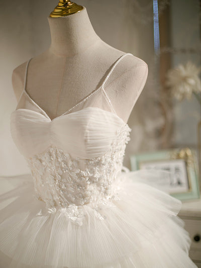Tulle Sequins Appliques Homecoming Dress