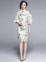 Temperament Slim Retro Summer Dress