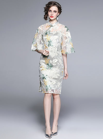 Temperament Slim Retro Summer Dress