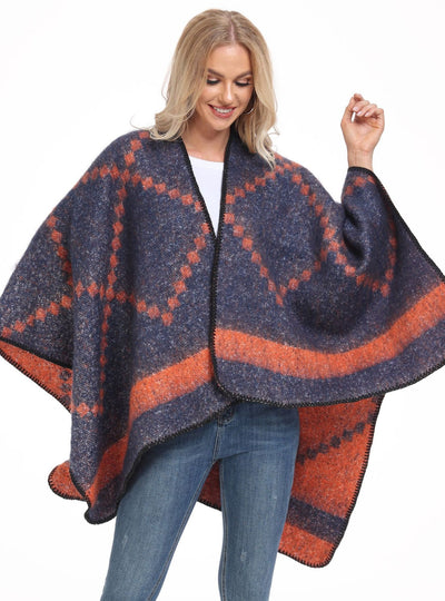 Cashmere Split Thick Warm Shawl
