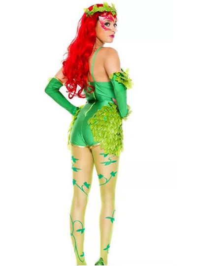 Green Forest Jumpsuit Halloween Cosplay