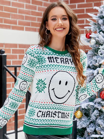 Christmas Pullover Knitted Sweater