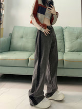 Loose Straight High-waisted Jeans