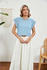 Round Neck Loose Short Sleeve T-shirt