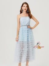 Heavy Industry Three-dimensional Flower Dress