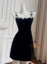 Slim Suspender Flower Dress