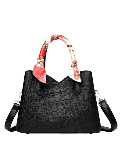 Scarf Handbag Stone Shoulder Slung Tote Bag