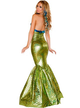 Ladies Halloween Sexy PU Mermaid Costume