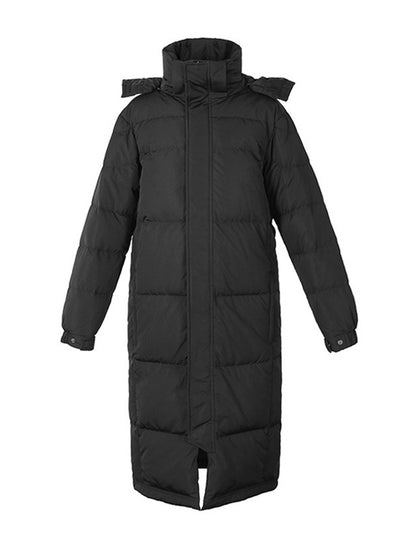 Over-the-knee loose plus-size padded cotton-padded jacket