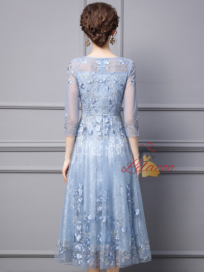 Pink Tulle Lace Mother Of The Bride Dress