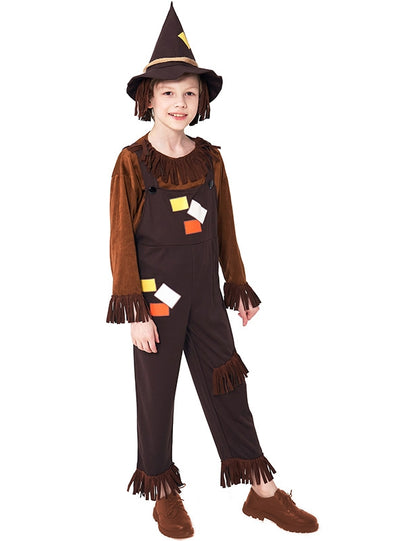 Halloween Costume Brown Children's Suspenders Cosplay