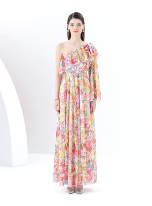 Floral Bohemian Holiday Swing Dress