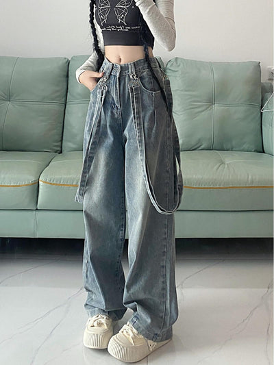 Retro Ribbon Casual Trousers Pant