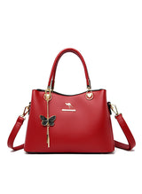 Large Capacity Solid Color Shoulder Bag