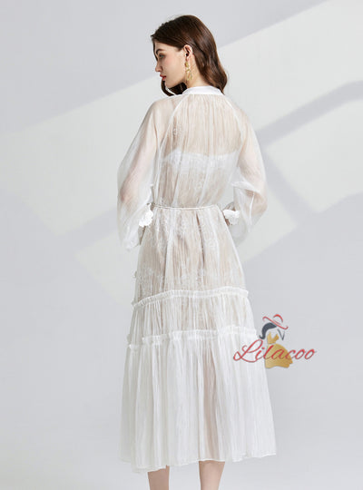 Heavy Industry Three-dimensional Flower Dress