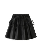 Slim Bow Tie Fluffy Skirt