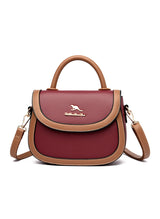 Contrast-colored One-shoulder Bag