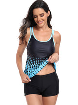 Gradient Split Swimsuit Bikini