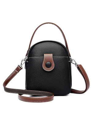 Leather Large-capacity Portable Messenger Bag