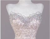 Mermaid Sequins Beading Prom Dress