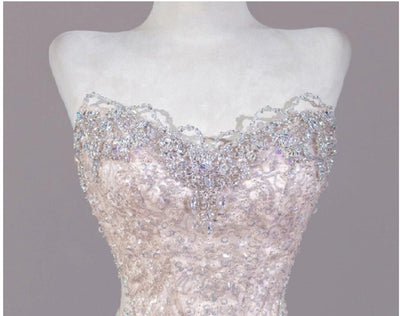 Mermaid Sequins Beading Prom Dress