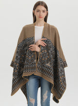 Women Warm Shawl Cloak Scarf