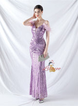 Sequins Mermaid Sequins Prom Dress