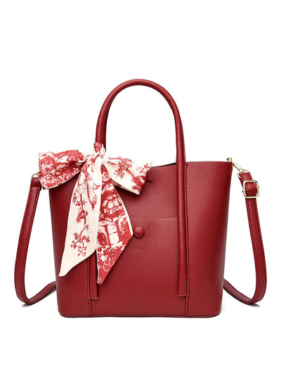 Large Capacity Ribbon Messenger Bag