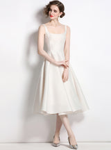 Vintage Sling Slim Waist Sress