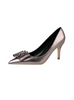 Pointed Shallow Mouth Thin Heels Shoes