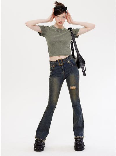 Short-sleeved Tight T-shirt