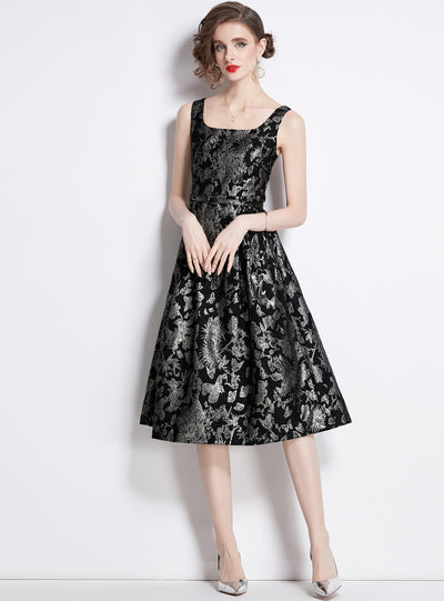 Women Heavy-duty Jacquard Dress