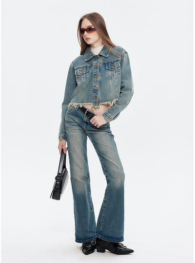 Retro Short Denim Jacket