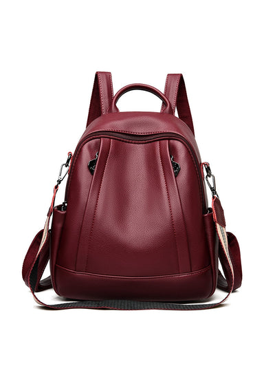 Large Capacity Wide Shoulder Strap Backpack